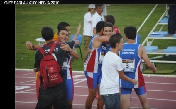 Subcampeones España Relevo 4x100